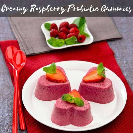 Creamy Raspberry Probiotic Gummies