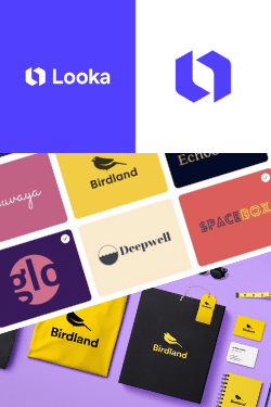 Looka is a powerful software tool for creating logos and branding kits with the help of AI-inspired creative design!
